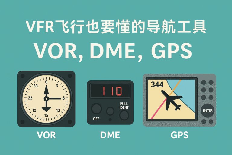 VOR、DME、GPS：VFR飞行员也该熟的导航工具 flightwaypoint.com