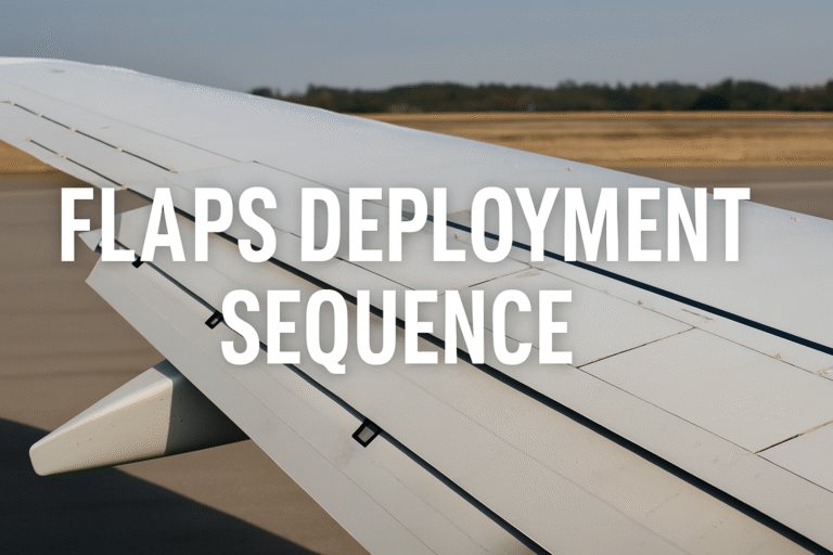 Flaps deployment sequence flightwaypoint.com