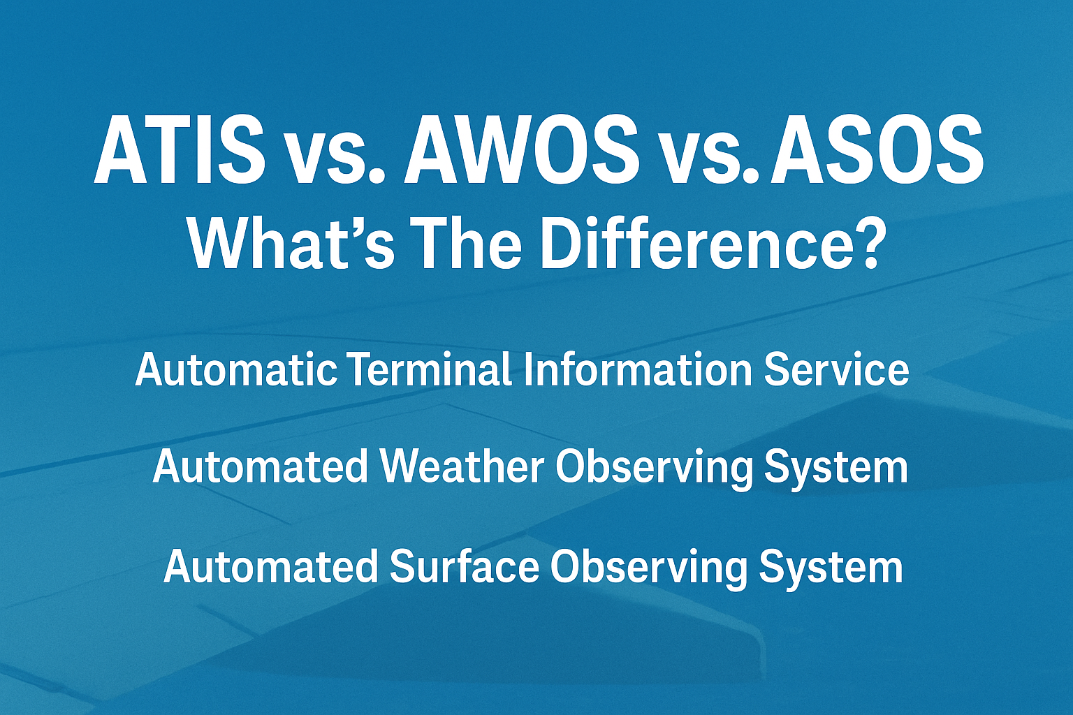 ATIS AWOS flightwaypoint.com